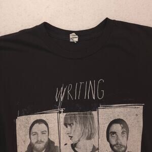 Writing The Future Band Graphic Short Sleeve T Shirt Womens Size Medium M Black